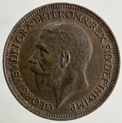 1933 George V Farthing Coin | Very High Grade
