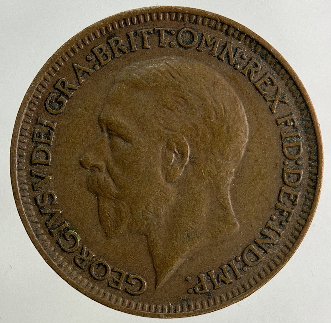 1927 George V Farthing Coin | Fine Collectable Grade