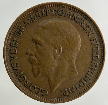1927 George V Farthing Coin | Fine Collectable Grade