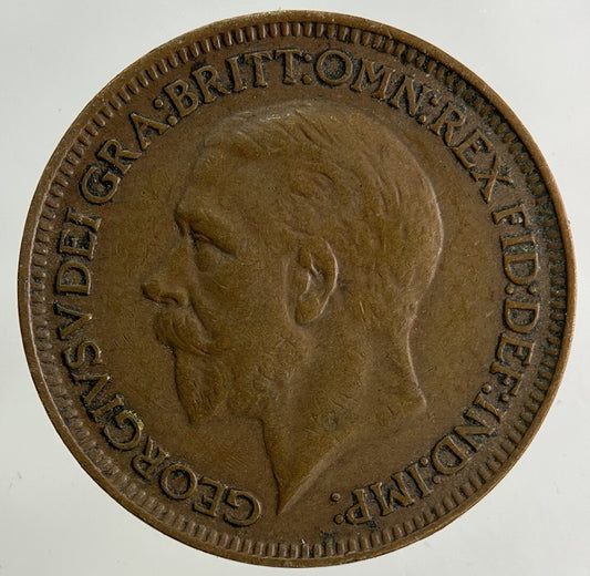 1927 George V Farthing Coin | Fine Collectable Grade