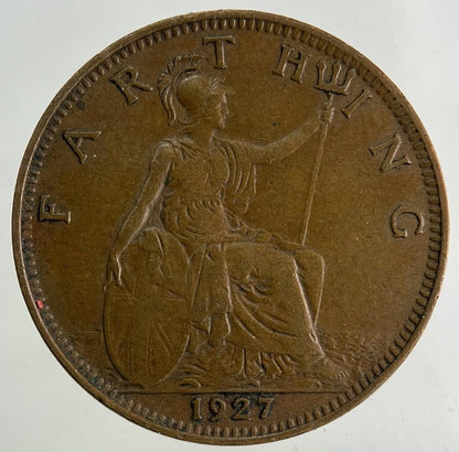 1927 George V Farthing Coin | Fine Collectable Grade