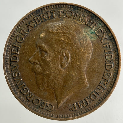 1929 George V Farthing Coin | Fine Collectable Grade