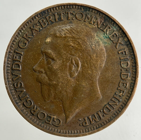 1929 George V Farthing Coin | Fine Collectable Grade