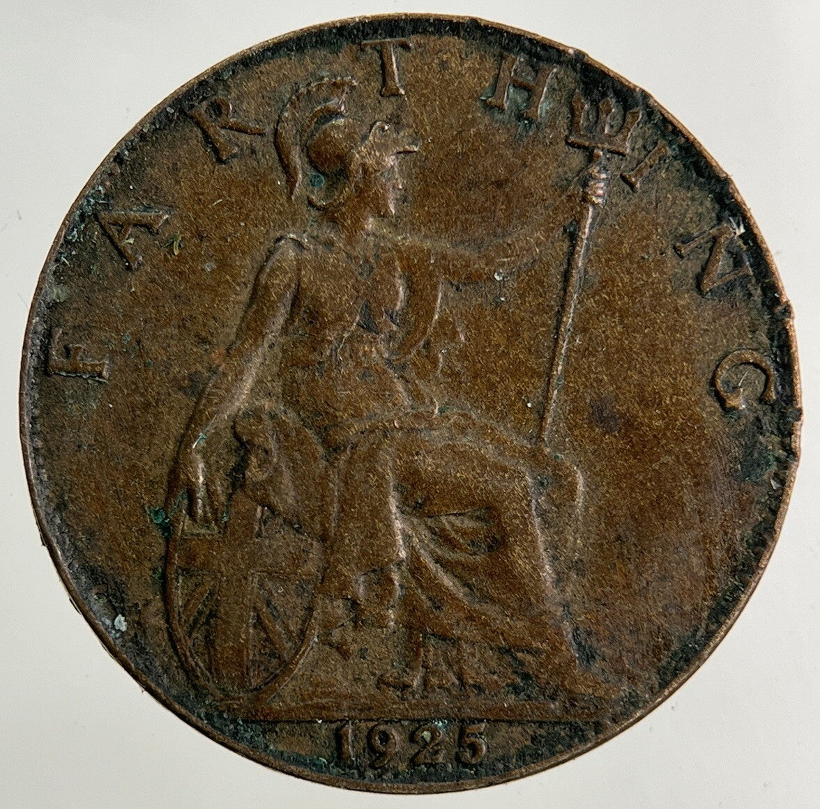 1925 George V Farthing Coin | Fine Collectable Grade