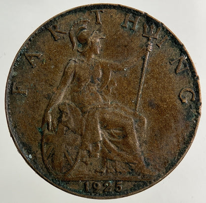 1925 George V Farthing Coin | Fine Collectable Grade