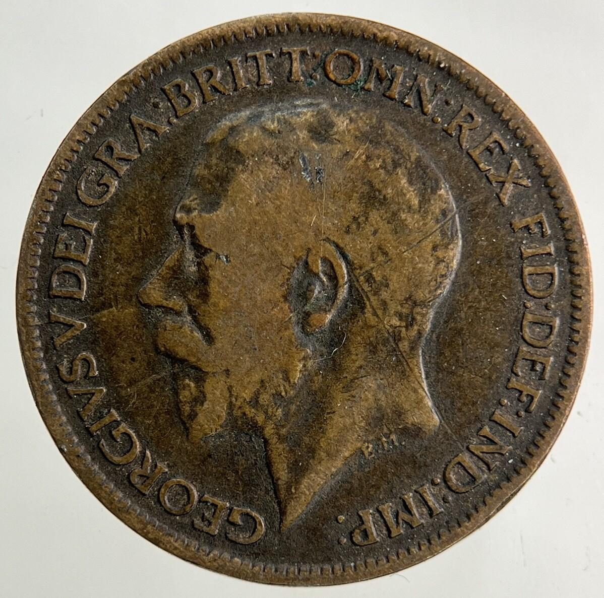 1917 George V Farthing Coin | Collectable Grade