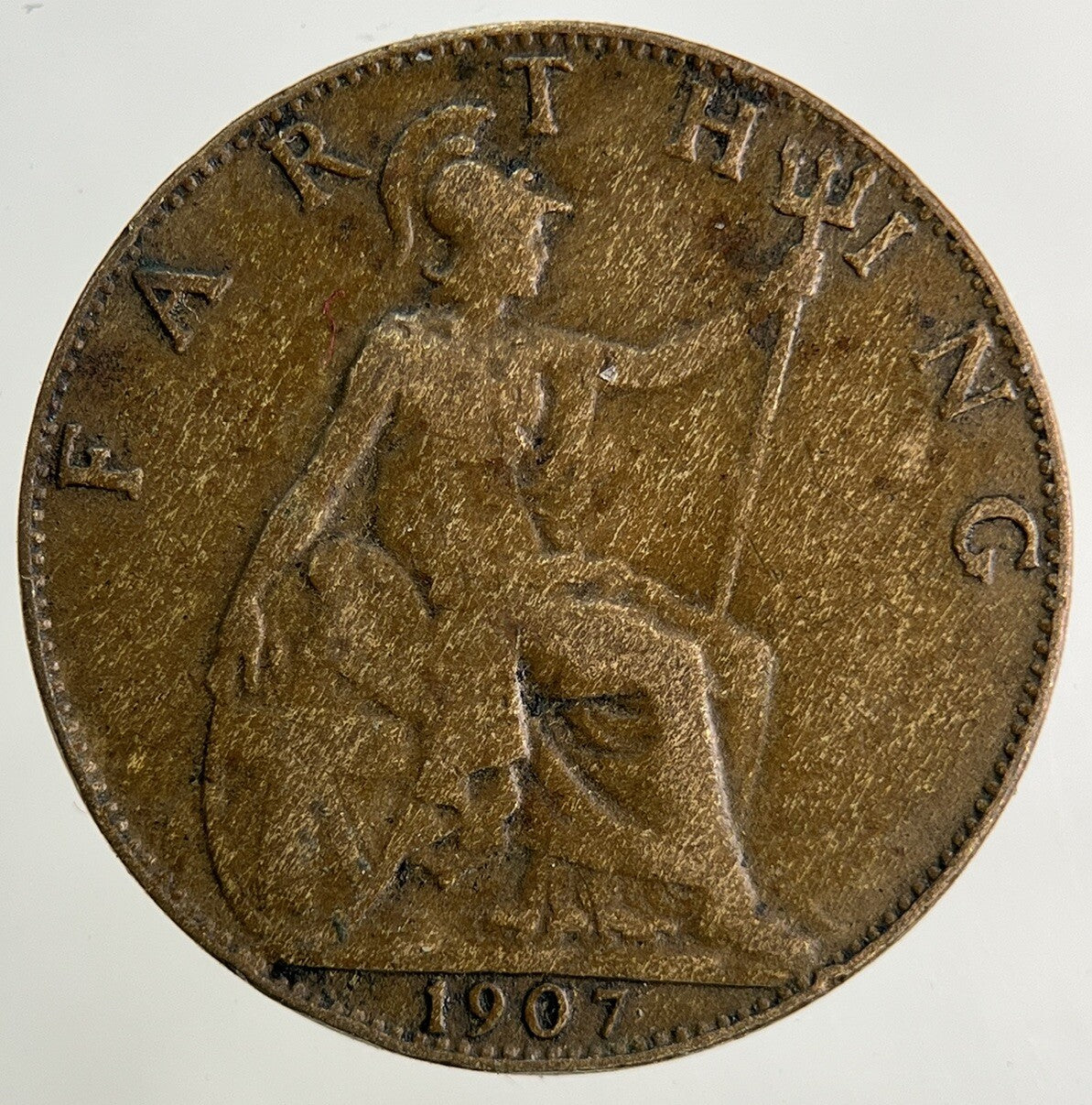 1907 Edward VII Farthing Coin | Collectable Grade