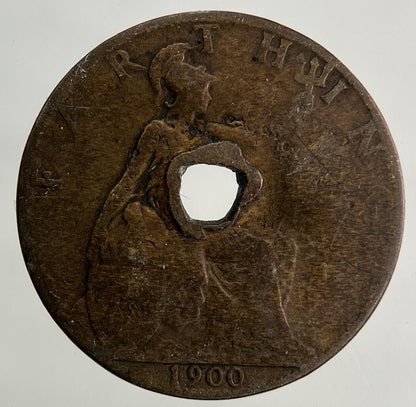 1900 Victoria Farthing Coin | Fair Grade
