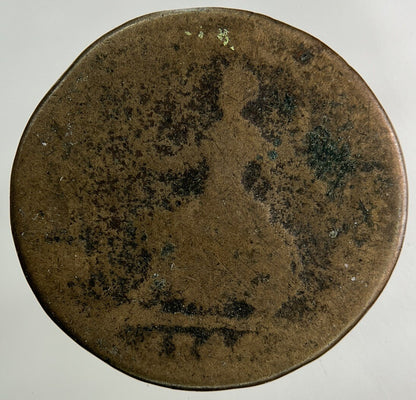 1744 George II 2nd Farthing Coin | Fair Grade