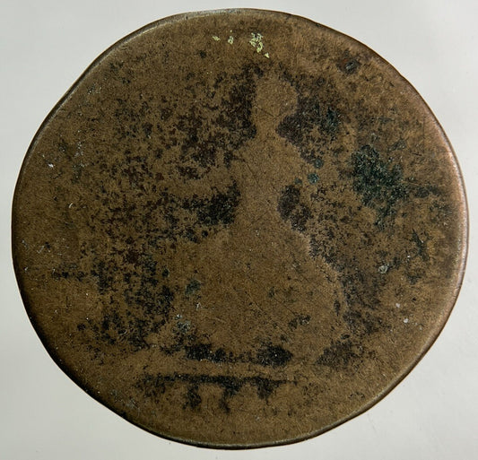 1744 George II 2nd Farthing Coin | Fair Grade