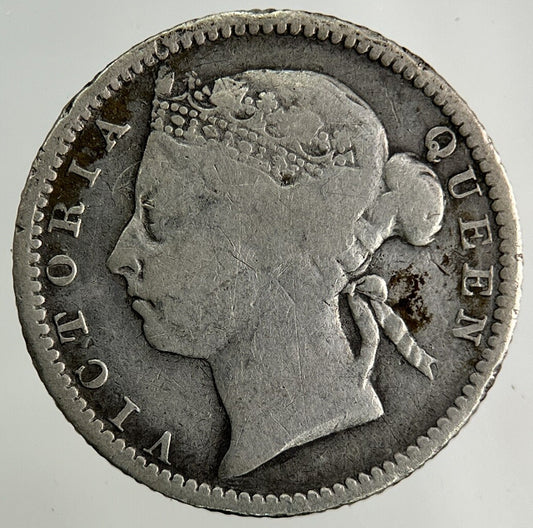 1900 Straits Settlements 10 Cents Silver Coin | Collectable Grade