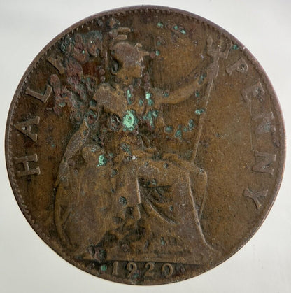 1920 George V Half-Penny Coin | Collectable Grade