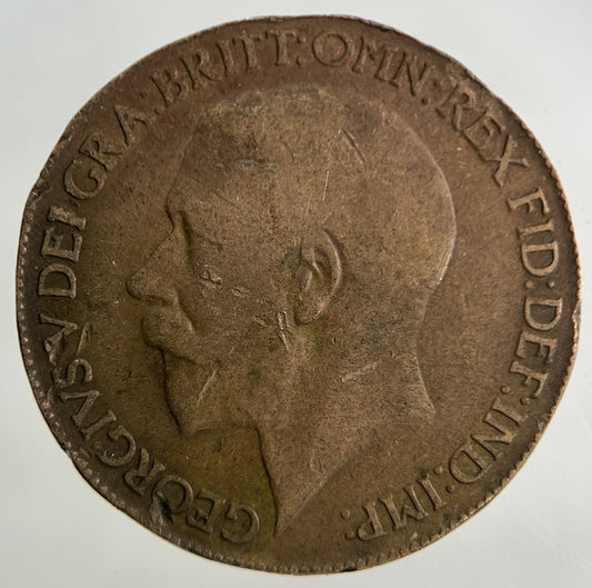 1919 George V Half-Penny Coin | Collectable Grade