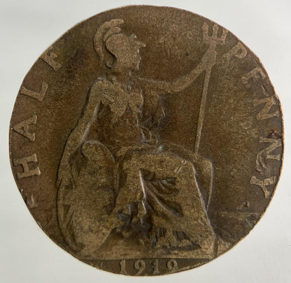 1919 George V Half-Penny Coin | Collectable Grade