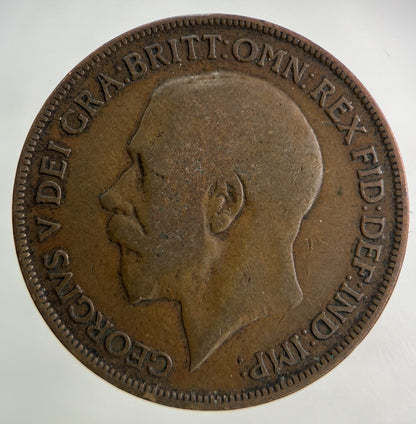 1921 George V One Penny Coin | Collectable Grade