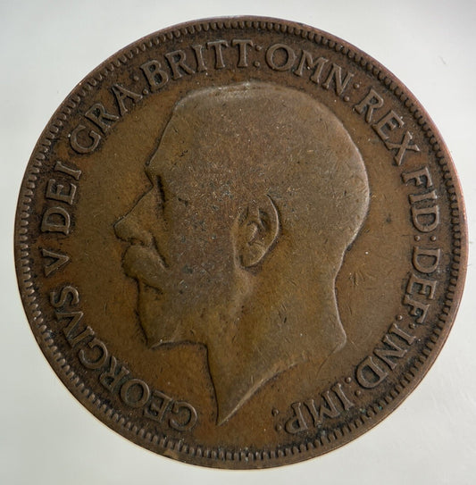 1921 George V One Penny Coin | Collectable Grade