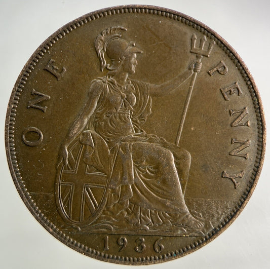 1936 George V One Penny Coin | Very High Grade