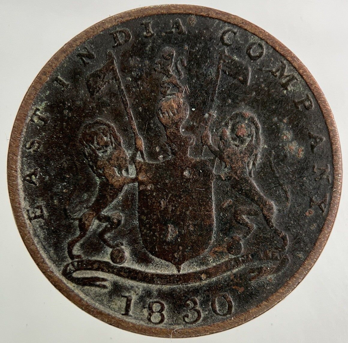 1830 East India Company One Quarter 1/4 Anna Coin | Collectable Grade