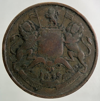 1835 East India Company Half 1/2 Anna Coin | Collectable Grade
