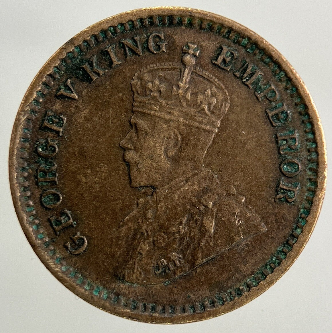 1917 India 1/12 Anna Coin | Fine Collectable Grade