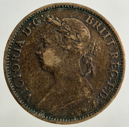 1886 Victoria Farthing Coin | Fine Collectable Grade