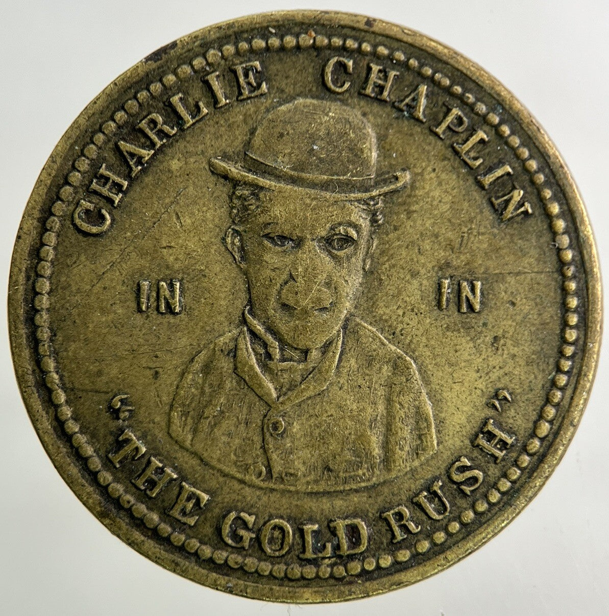 1926 British Charlie Chaplin Gold Rush Manchester Token Coin | Collectable Grade