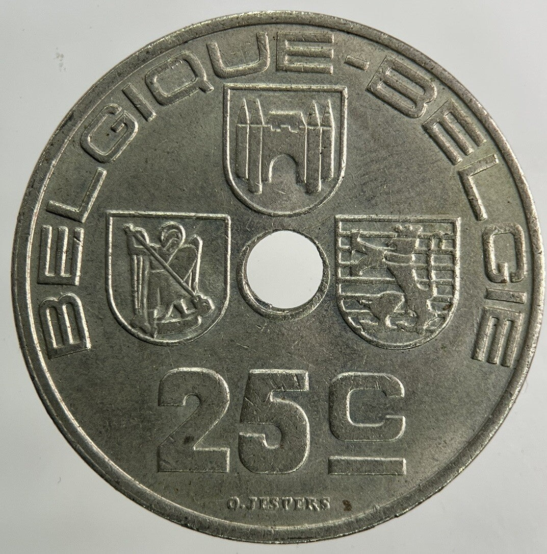 1939 Belgium 25 Centimes Coin | Very High Grade