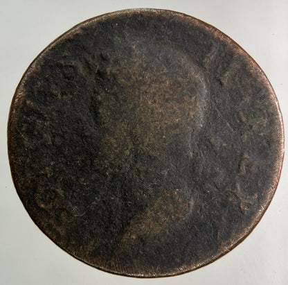 1750 Irish Half-Penny Coin | Collectable Grade