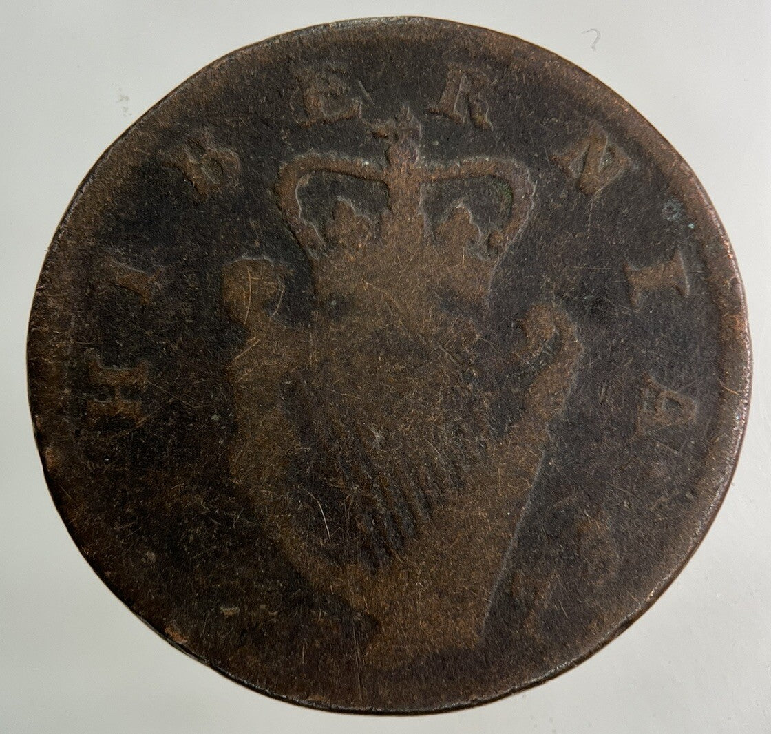 1775 Irish Half-Penny Coin | Collectable Grade