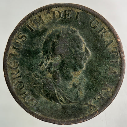 1799 George III 3rd Half-Penny Coin | Collectable Grade