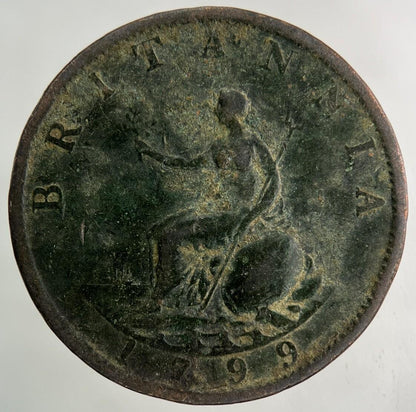 1799 George III 3rd Half-Penny Coin | Collectable Grade