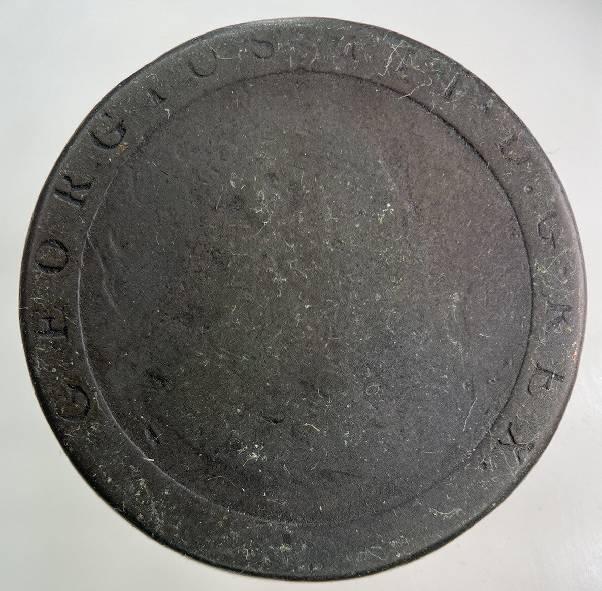 1797 George III 3rd Cartwheel One Penny Coin | Fair Grade