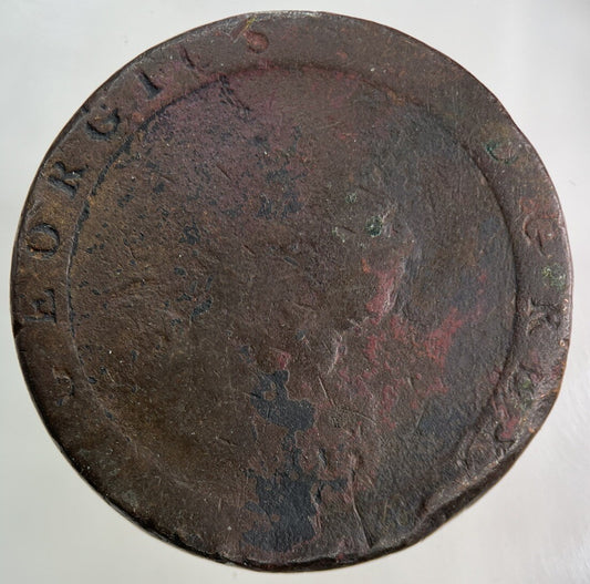 1797 George III 3rd Cartwheel One Penny Coin | Fair Grade