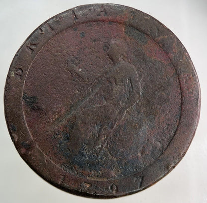 1797 George III 3rd Cartwheel One Penny Coin | Fair Grade