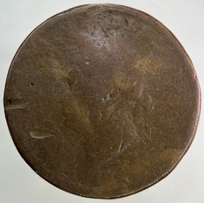 British George IV One Penny Coin | Worn Grade