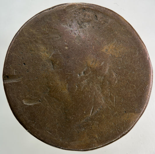 British George IV One Penny Coin | Worn Grade