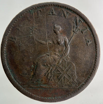1807 George III 3rd Half-Penny Coin | Collectable Grade