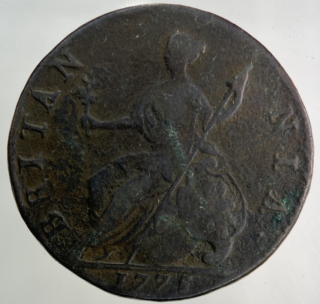 1775 George III 3rd Half-Penny Coin | Fine Collectable Grade