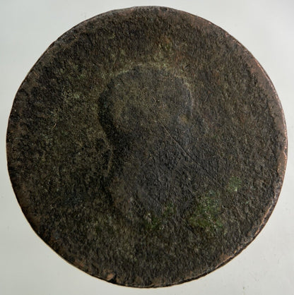 British George III 3rd Half-Penny Coin | Worn Grade