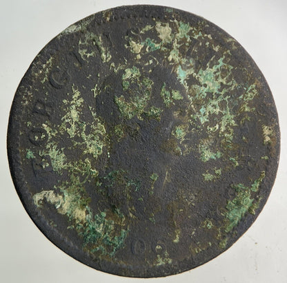 British George III 3rd Half-Penny Coin | Worn Grade