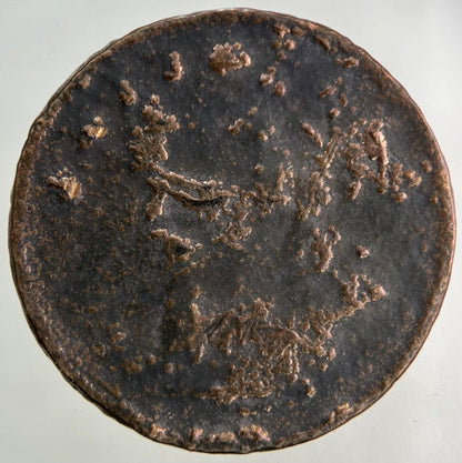 British George III 3rd Half-Penny Coin | Worn Grade