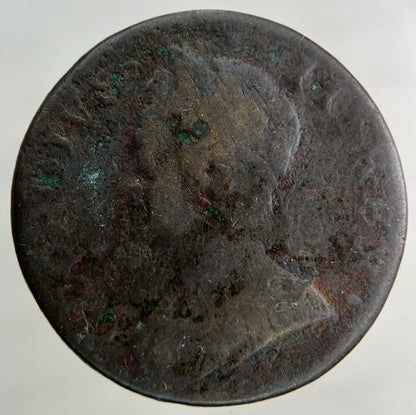 1754 George II 2nd Half-Penny Coin | Collectable Grade
