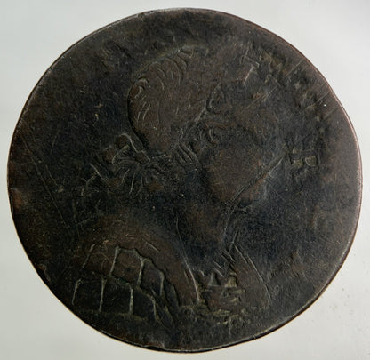 1775 George III 3rd Double Strike Error Half-Penny Coin | Collectable Grade