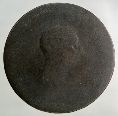 British George III 3rd Half-Penny Coin | Worn Grade