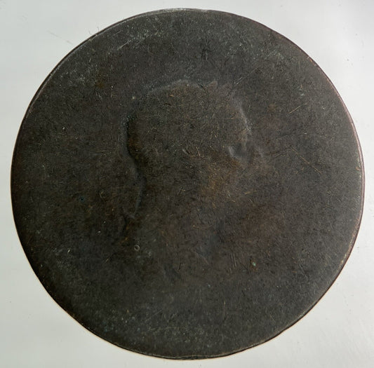 British George III 3rd Half-Penny Coin | Worn Grade