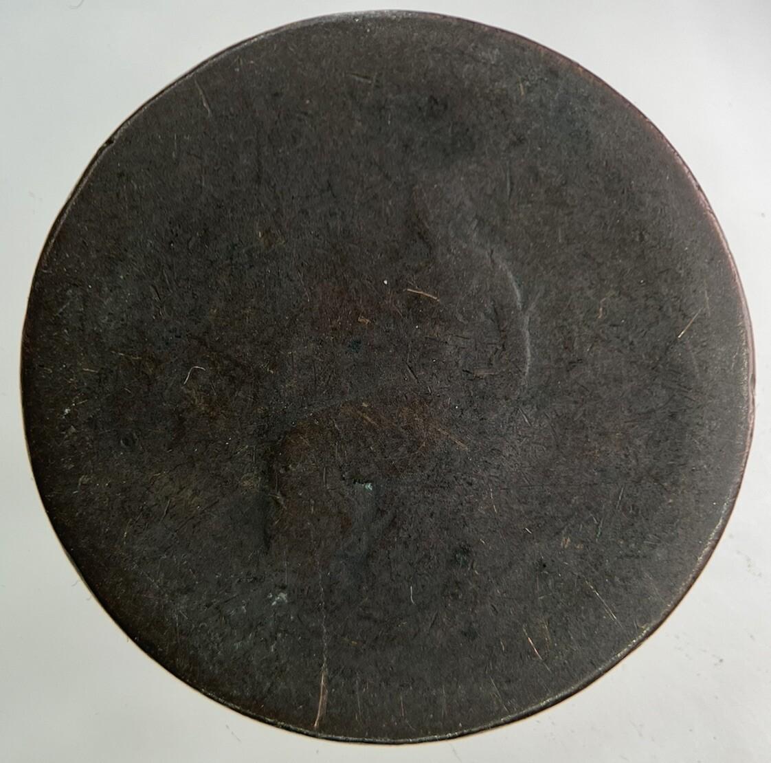 British George III 3rd Half-Penny Coin | Worn Grade