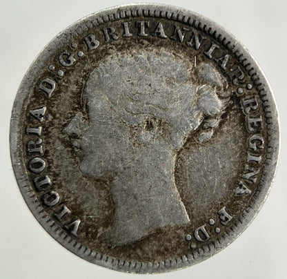 1873 Victoria Threepence Silver Coin | Fine Collectable Grade