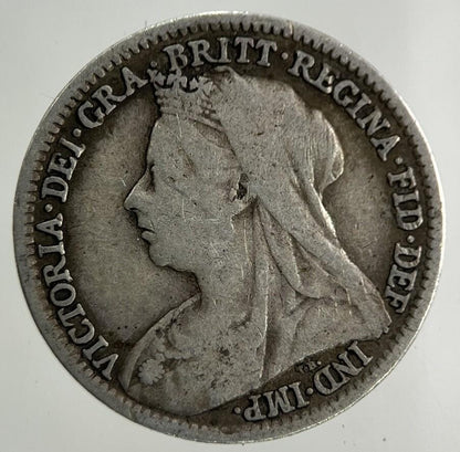 1893 Victoria Threepence Silver Coin | Fine Collectable Grade