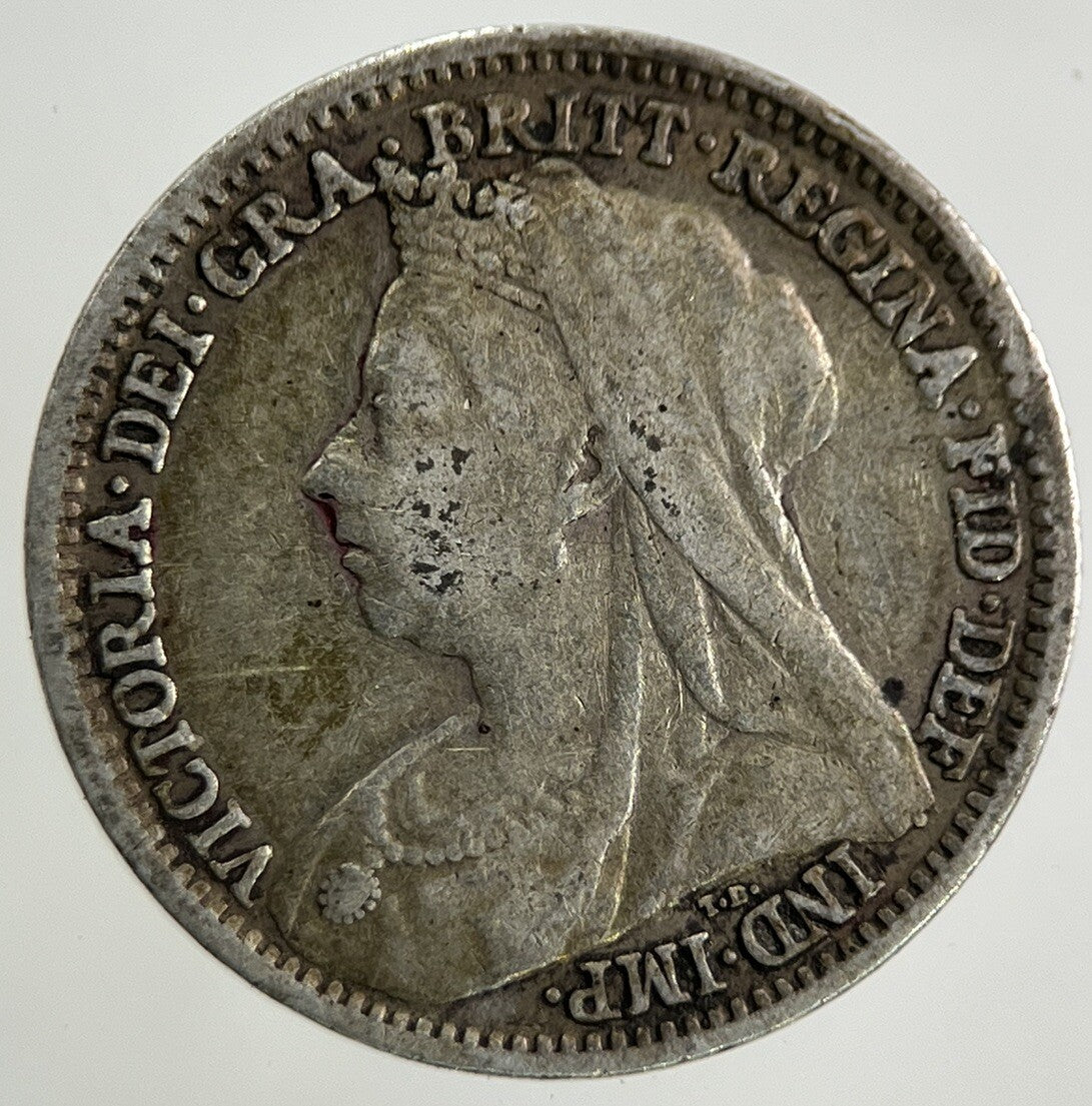 1898 Victoria Threepence Silver Coin | Fine Collectable Grade