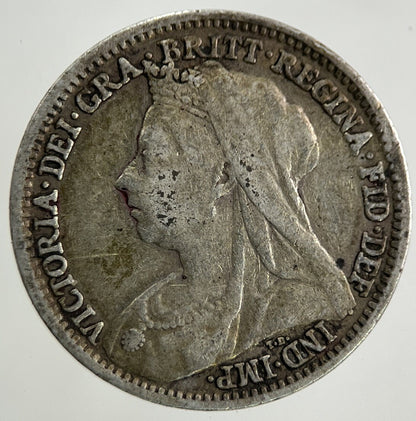 1898 Victoria Threepence Silver Coin | Fine Collectable Grade